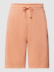 Sweatshorts met labelpatch, model 'Dinezi' van HUGO Oranje - 20