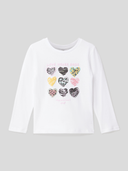 Longsleeve mit Motiv-Print Modell 'HOLLIE' von Only Weiß - 34