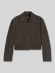 Slim fit bomberjack van katoenmix model 'Jocalenal' van BOSS - 35