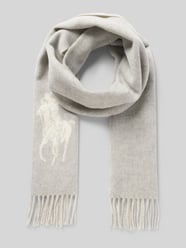 Wollschal mit Logo-Stitching Modell 'Oblong' von Polo Ralph Lauren - 21