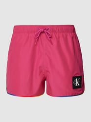 Badehose mit Label-Applikation von Calvin Klein Underwear Rosa - 23