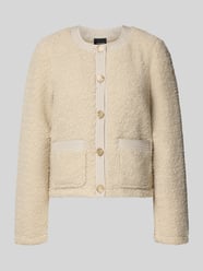 Regular fit jack van teddybont met doorgestikte garnering, model 'ESPRESSO' van Vero Moda - 8