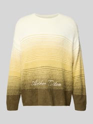 Sweter z dzianiny o kroju oversized z prążkowanymi wykończeniami od ANOTHER COTTON LAB - 8