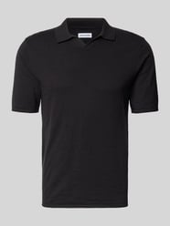 Slim Fit Poloshirt in Strick-Optik Modell 'Kane' von JACK & JONES - 36
