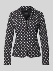 Slim fit blazer in all-over look van Marc Cain - 41