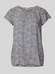 Slim fit blouseshirt met ronde hals, model 'SELIA' van Soyaconcept - 17