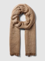 Schal mit Fransen von Fraas Beige - 29