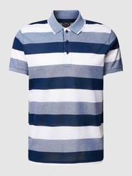 Poloshirt mit Streifenmuster von Paul & Shark Blau - 16