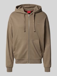 Relaxed fit sweatjack van puur katoen, model 'DAPOZIP' van HUGO - 47