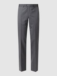 Regular Fit Anzughose aus Schurwolle Modell 'Piacenza' von Hiltl Grau - 7