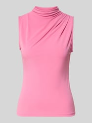 Koszulka o kroju shaped fit bez rękawów Model „MADISON” od PIECES Fuksjowy - 39