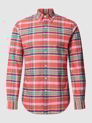 Custom Fit Freizeithemd mit Glencheck-Muster von Polo Ralph Lauren Rot - 31