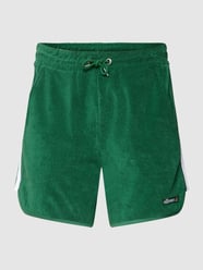 Szorty z detalami z logo model ‘Siepe’ od Ellesse Zielony - 29