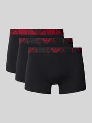 Trunks mit elastischem Logo-Bund im 3er-Pack von Emporio Armani - 38