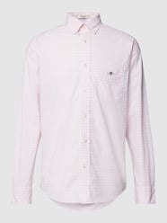 Regular Fit Freizeithemd mit Vichy-Karo Modell 'POPLIN' von Gant Rosa - 9