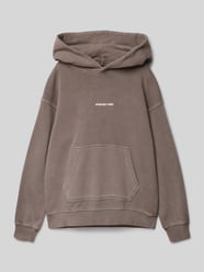 Hoodie mit Label-Print Modell 'KINETIC' von Jack & Jones Grau - 13