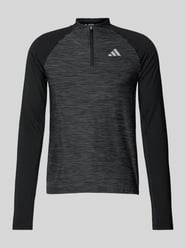 Shirt met lange mouwen en korte ritssluiting van Adidas Training - 1