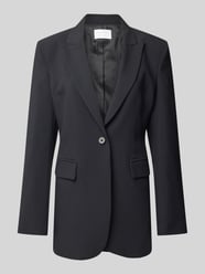 Blazer mit Reverskragen von Jake*s Collection Schwarz - 8