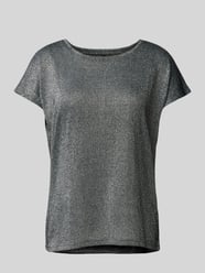 Loose Fit Top aus Viskose-Mix mit Effektgarn Modell 'SARAH AVA' von Vero Moda Grau - 11