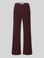 Wijdte broek met elastische band model 'PALINA' van Raffaello Rossi Bordeaux - 31
