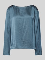 Blusenshirt mit Rundhalsausschnitt Modell 'Celita' von mbyM Blau - 36