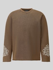 Sweatshirt mit Stickereiärmeln Modell 'ONA' von Don´t Waste Culture - 18