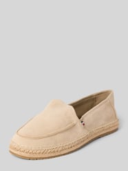 Loafer aus Wildleder mit Seil-Sohle von Tommy Hilfiger Beige - 15