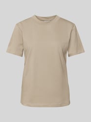 T-Shirt mit Rundhalsausschnitt von Jake*s Casual Beige - 19