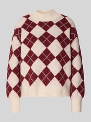 Strickpullover im Allover-Look Modell 'EDEEN' von ICHI Beige - 34