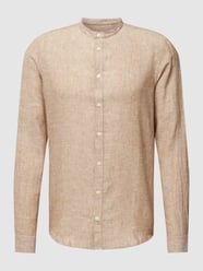 Freizeithemd mit Label-Stitching Modell 'Anton' von Casual Friday Braun - 24