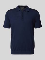 Koszulka polo z czystej wełny o kroju regular fit model 'TRAY' od Selected Homme - 14