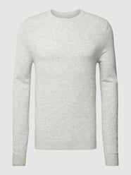 Gebreide pullover in gemêleerde look van MCNEAL Grijs / zwart - 45