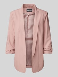 Regular Fit Longblazer mit Viskose-Anteil Modell 'BOSELLA' von Pieces Pink - 8