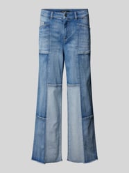 Jeans met wijd epijpen in patchworklook van Marc Cain - 27