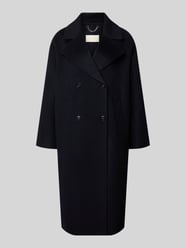 relaxed fit lange jas van pure wol met 2-knoopsluiting van Milano Italy - 22