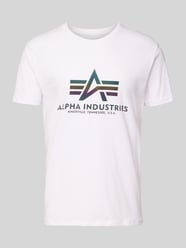 T-Shirt mit Label-Print von Alpha Industries - 39