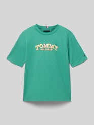 regular fit T-shirt van puur katoen van Tommy Hilfiger Teens - 28