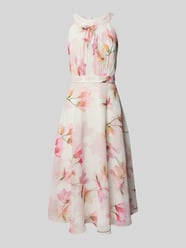 Cocktailkleid mit Raffungen und Taillenband von Christian Berg Cocktail - 23