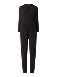 Jumpsuit in Wickel-Optik Modell 'Lima' von ICHI Schwarz - 48