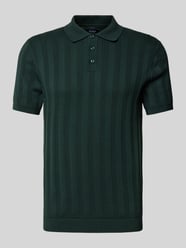 Poloshirt mit gerippten Abschlüssen von MCNEAL Grün - 5