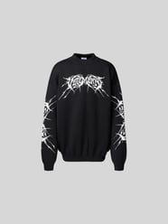 Oversized Wollpullover in Strick-Optik von VETEMENTS - 10