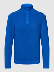 Strickpullover mit Strukturmuster von s.Oliver RED LABEL Blau - 18