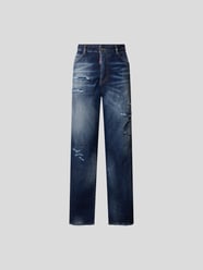 Straight Fit Jeans im Destroyed-Look von Dsquared2 Blau - 36