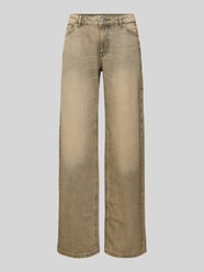Baggy jeans w stylu używanym z kieszeniami wpuszczanymi od REVIEW - 12