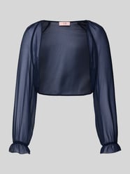 Cocktailjacke aus Chiffon in verkürzter Passform von V.M. - 18