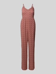 Regular Fit Jumpsuit aus reiner Viskose Modell 'NOVA LIFE' von Only Bordeaux - 7