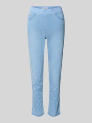 Jeansy o kroju slim fit z mieszanki bawełny model 'PAMINA 6/8 DEKO' od Raphaela By Brax - 31
