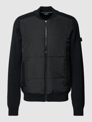 Strickjacke mit seitlichen Eingrifftaschen Modell 'Ridley' von JOOP! Collection Grau / Schwarz - 2