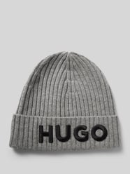 Beanie mit Label-Detail von HUGO Grau - 38