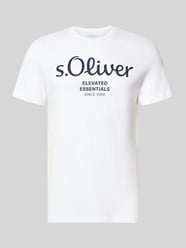 Regular Fit T-Shirt aus reiner Baumwolle Modell 'BASIC TEE BIG LOGO' von s.Oliver RED LABEL - 47